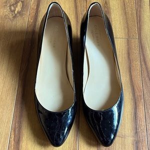 Cole Haan Air Patent Leather Wedge Pumps